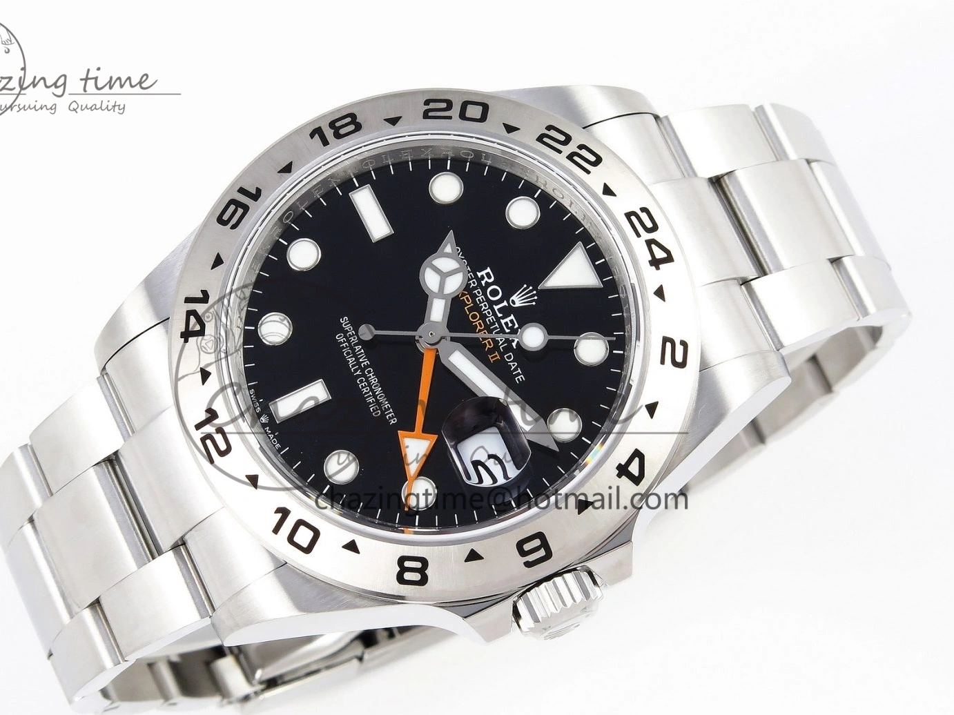 MiroTime 0329 Explorer II 42mm 226570 Black 904L SS GMF 1:1 Best Edition Black Dial on Bracelet VR3285 CHS HighPerformance 1903